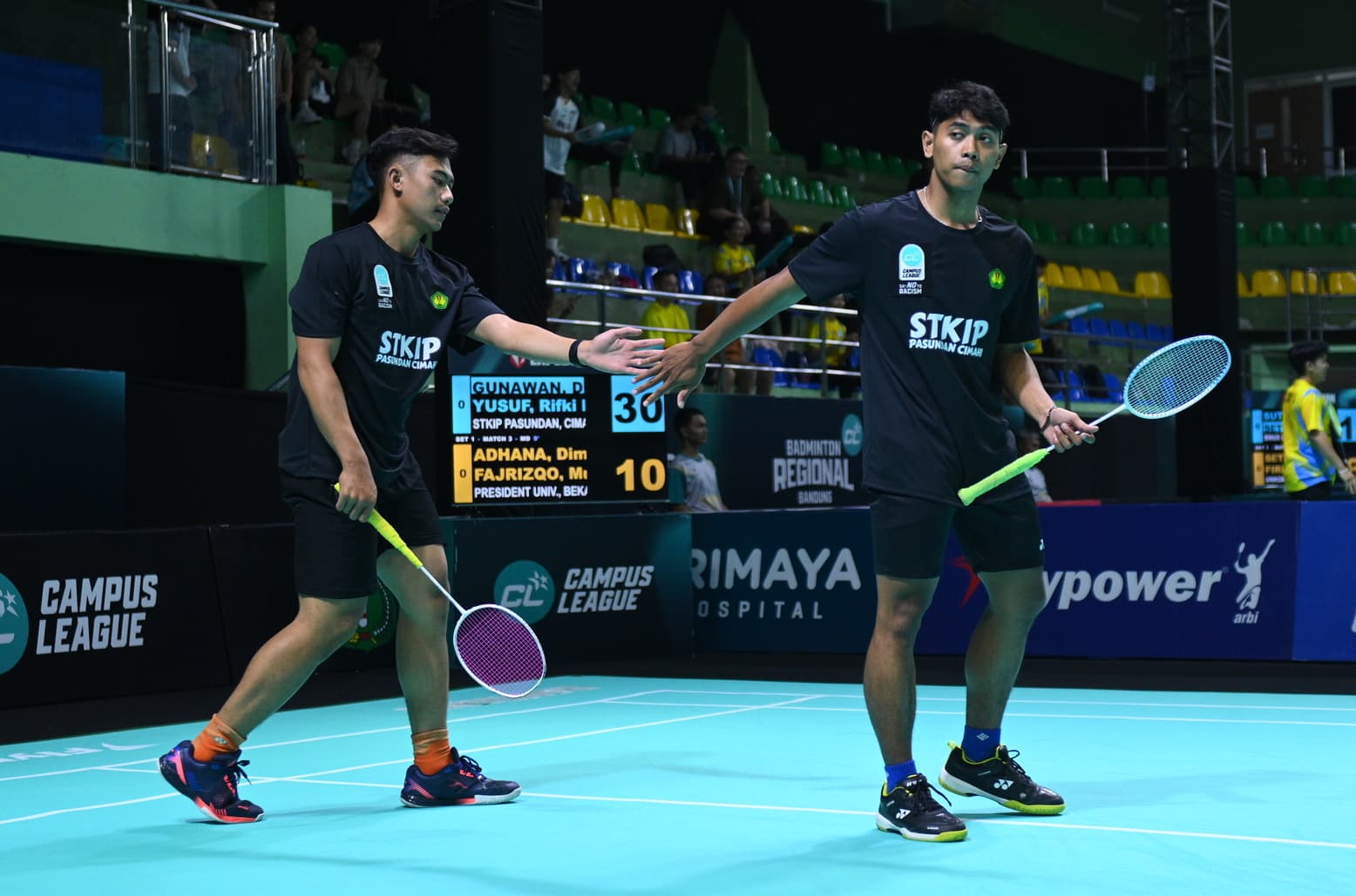Grup A: STKIP Kalahkan President University 2-0