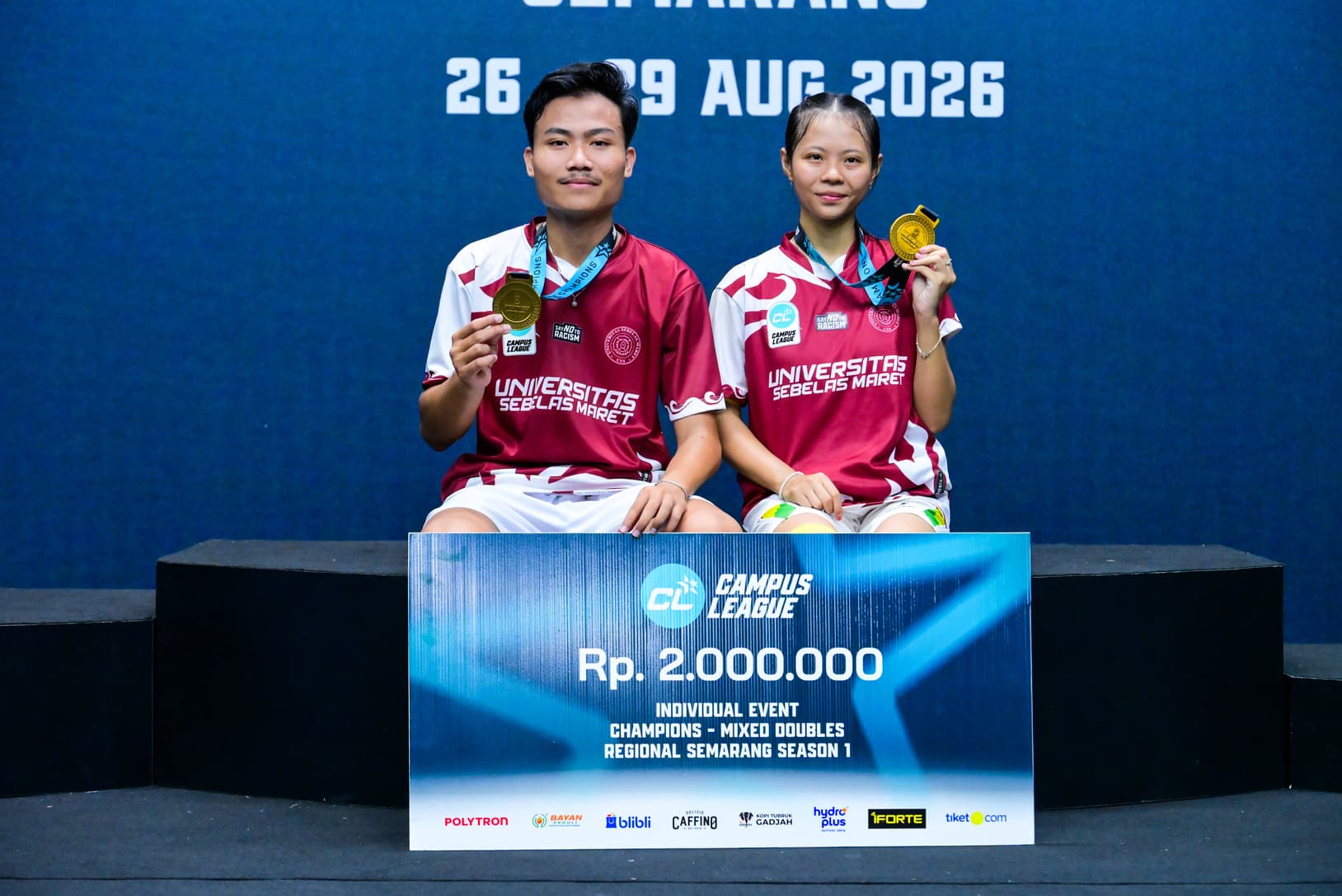 Ganda Campuran UNS Juarai Regional Semarang
