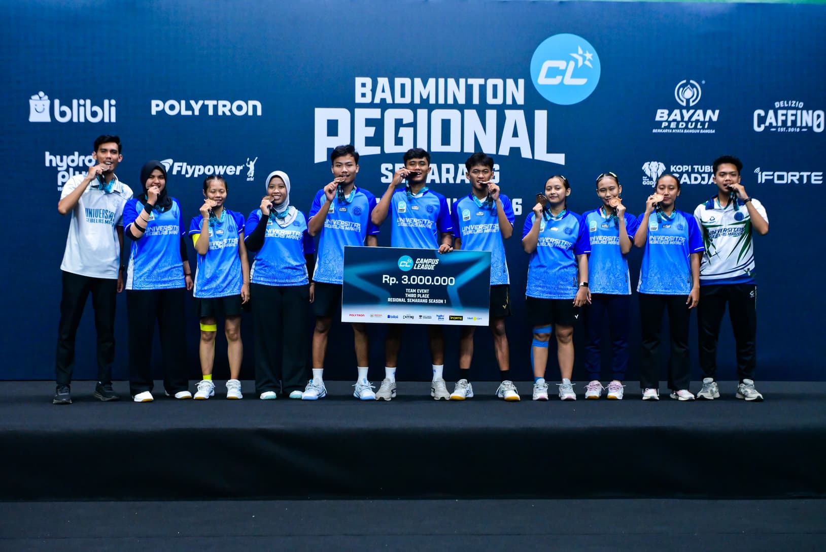 Kunci UNS Borong 3 Gelar di Regional Semarang