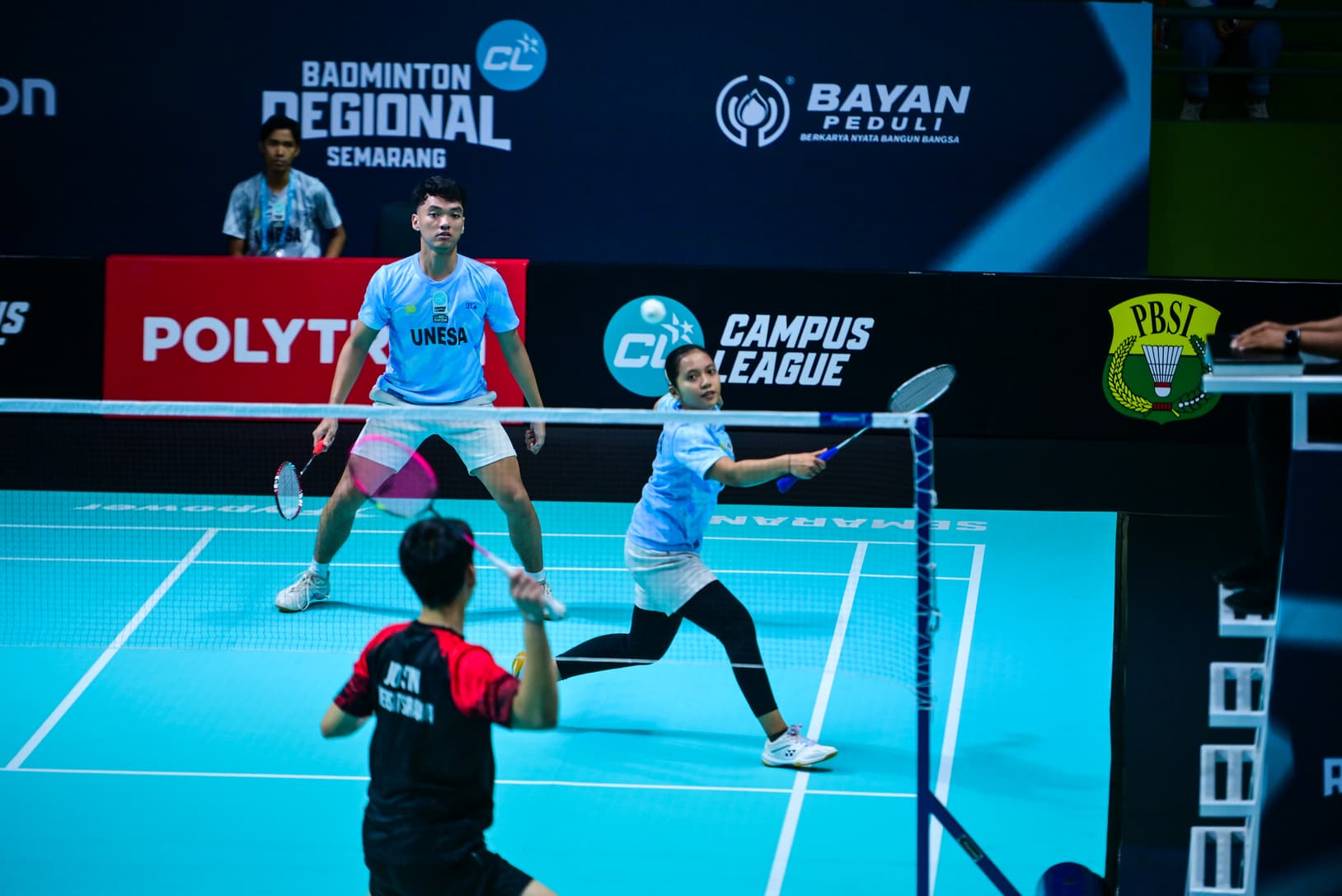 Ganda Campuran Unesa Bicara Sistem 15 Poin